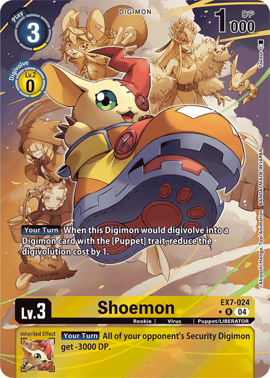 Shoemon (Alternate Art) - Digimon LIBERATOR - Rare - EX7-024 R