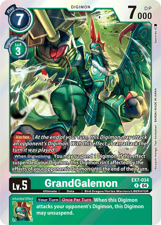 GrandGalemon - Digimon LIBERATOR - Rare - EX7-034 R