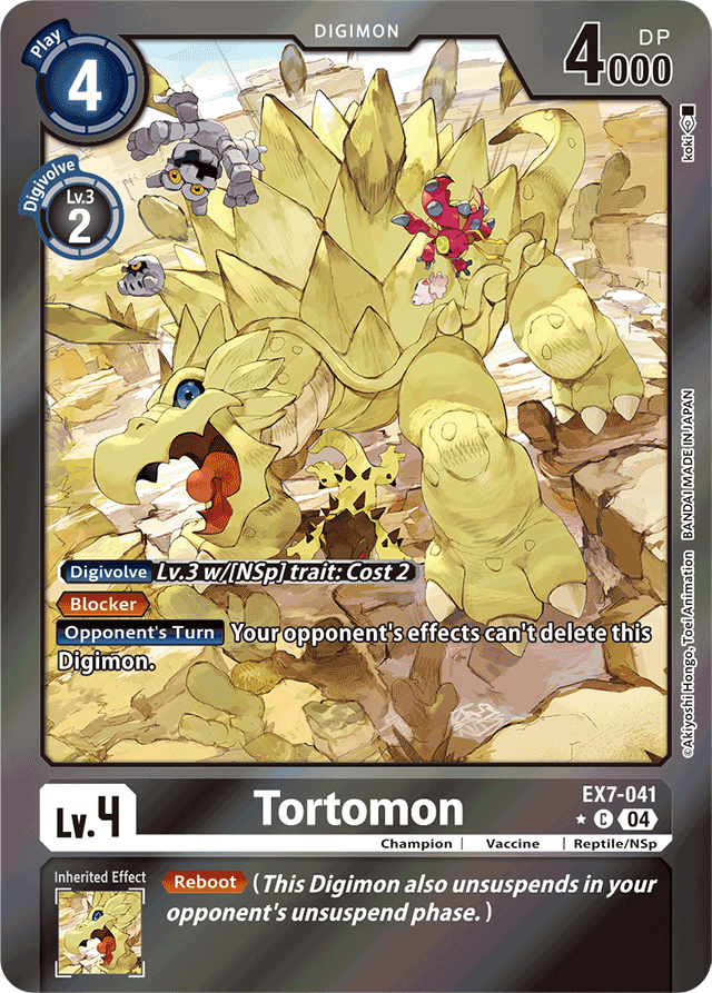 Tortomon (Foil) - Digimon LIBERATOR - Common - EX7-041 C