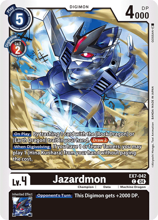 Jazardmon - Digimon LIBERATOR - Common - EX7-042 C