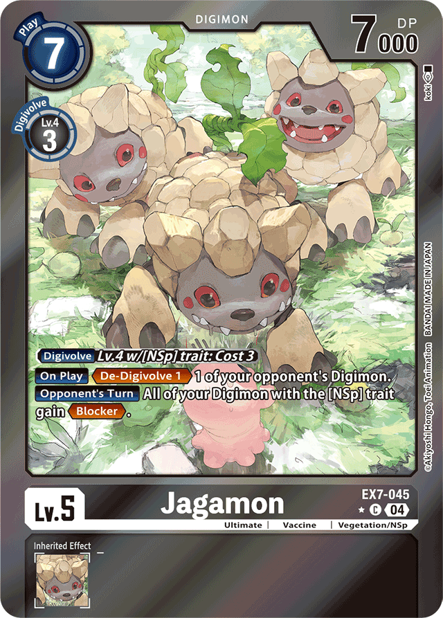 Jagamon (Foil) - Digimon LIBERATOR - Common - EX7-045 C