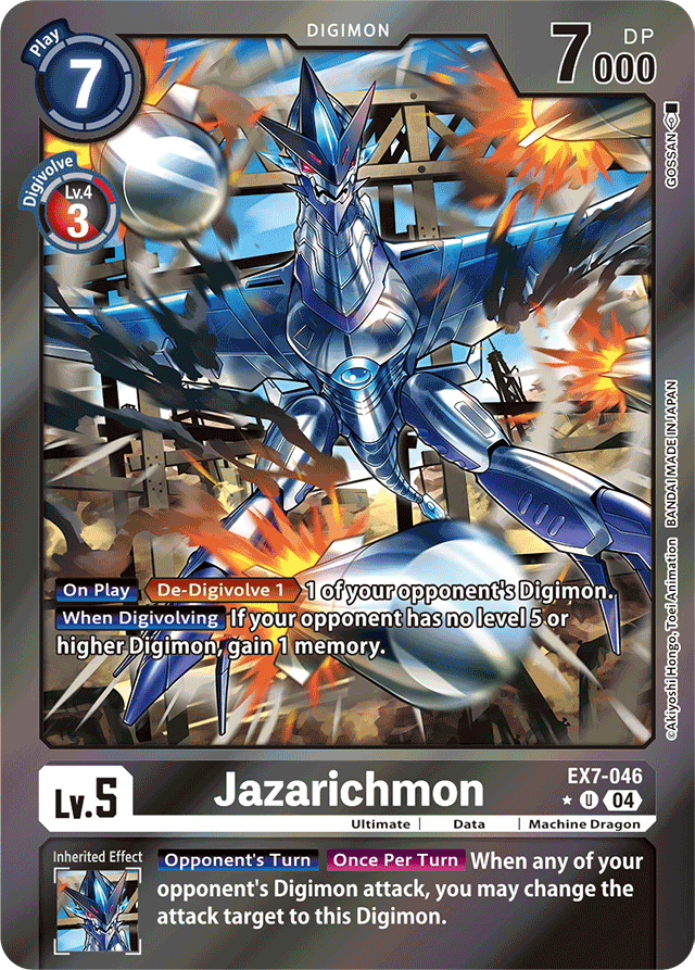 Jazarichmon (Foil) - Digimon LIBERATOR - Uncommon - EX7-046 UC