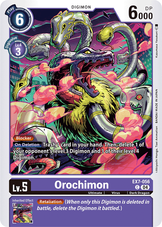 Orochimon - Digimon LIBERATOR - Common - EX7-056 C