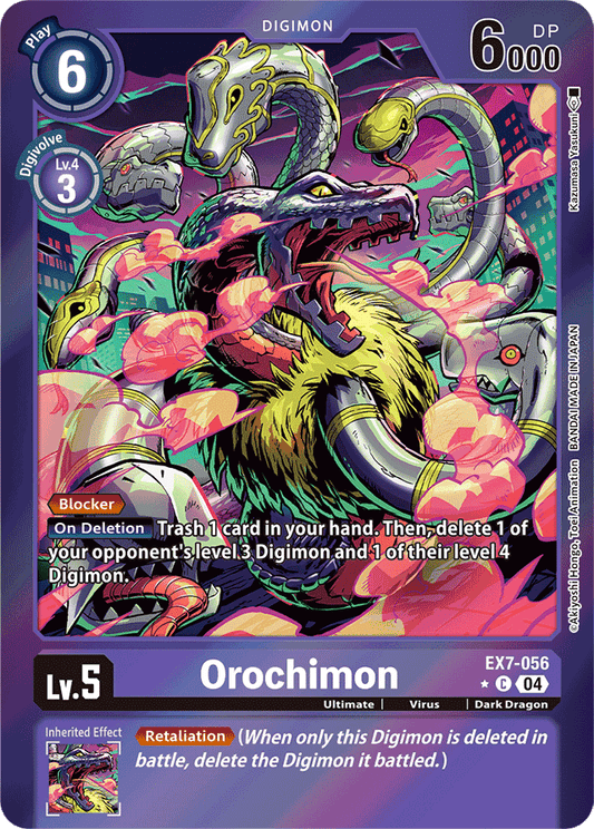 Orochimon (Foil) - Digimon LIBERATOR - Common - EX7-056 C