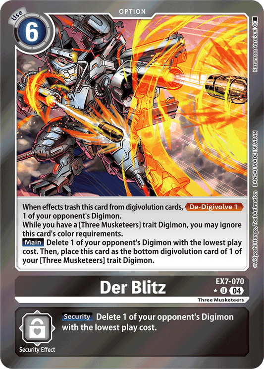 Der Blitz (Foil) - Digimon LIBERATOR - Uncommon - EX7-070 U