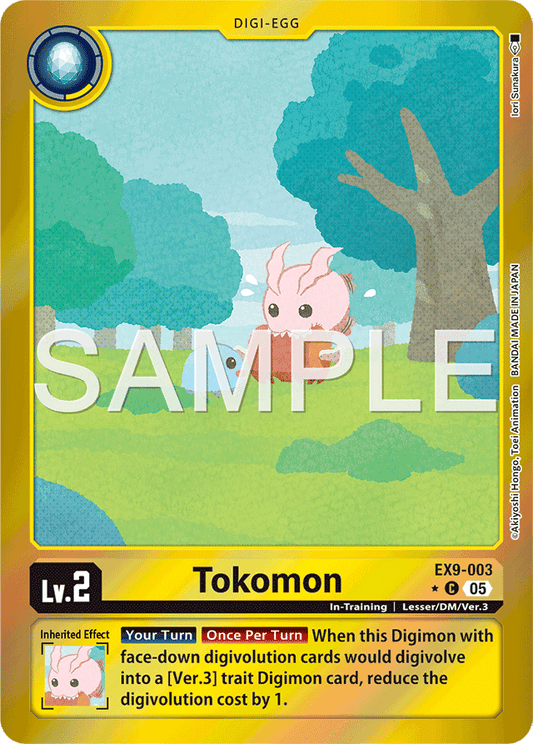 Tokomon (Limited Foil) - Versus Monsters - Common - EX9-003 C