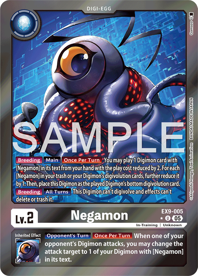 Negamon (Limited Foil) - Versus Monsters - Uncommon - EX9-005 U
