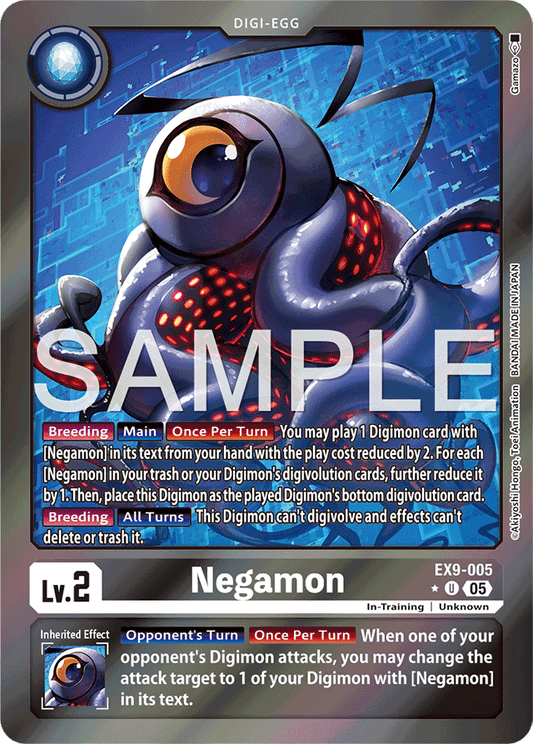 Negamon (Limited Foil) - Versus Monsters - Uncommon - EX9-005 U