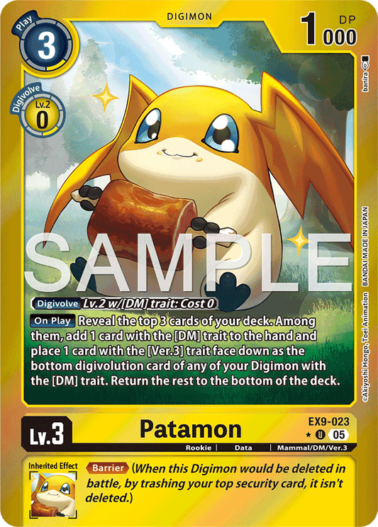 Patamon (Limited Foil) - Versus Monsters - Uncommon - EX9-023 U