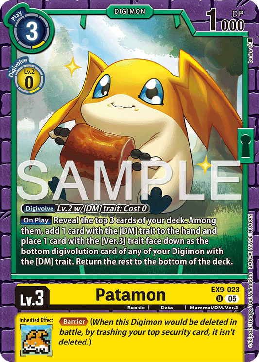 Patamon - Versus Monsters - Uncommon - EX9-023 U