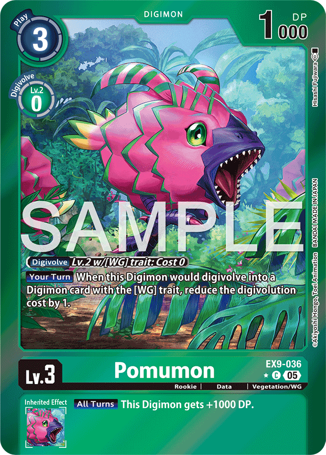 Pomumon (Limited Foil) - Versus Monsters - Common - EX9-036 C