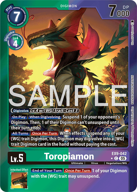Toropiamon (Limited Foil) - Versus Monsters - Common - EX9-042 C