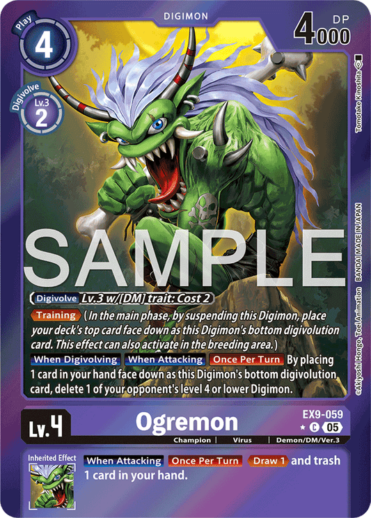 Ogremon (Limited Foil) - Versus Monsters - Common - EX9-059 C
