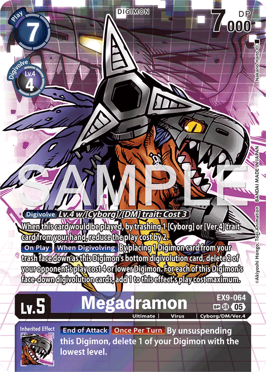 Megadramon (SP) - Versus Monsters - Special Rare - EX9-064 SR