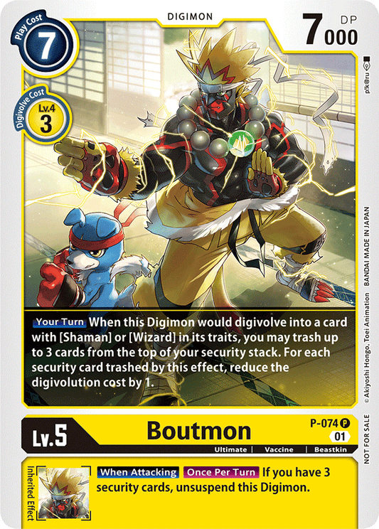 Boutmon - Digimon Promotion Cards - Promo - P-074 P