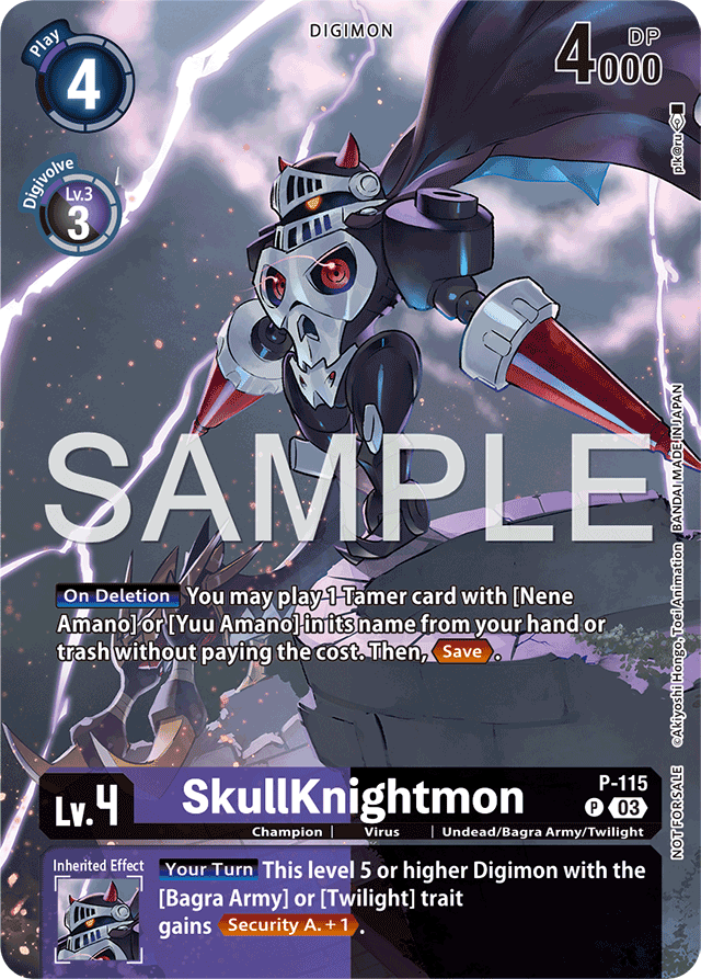 SkullKnightmon - P-115 (Sinister Order Legend Pack) - Digimon Promotion Cards - Promo - P-115 P