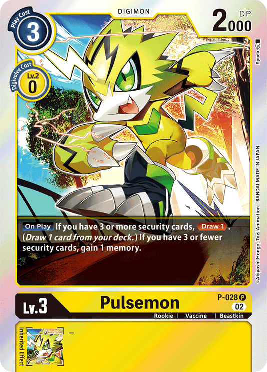 Pulsemon - P-028 (Resurgence Booster Reprint) - Resurgence Booster - Promo - P-028 P