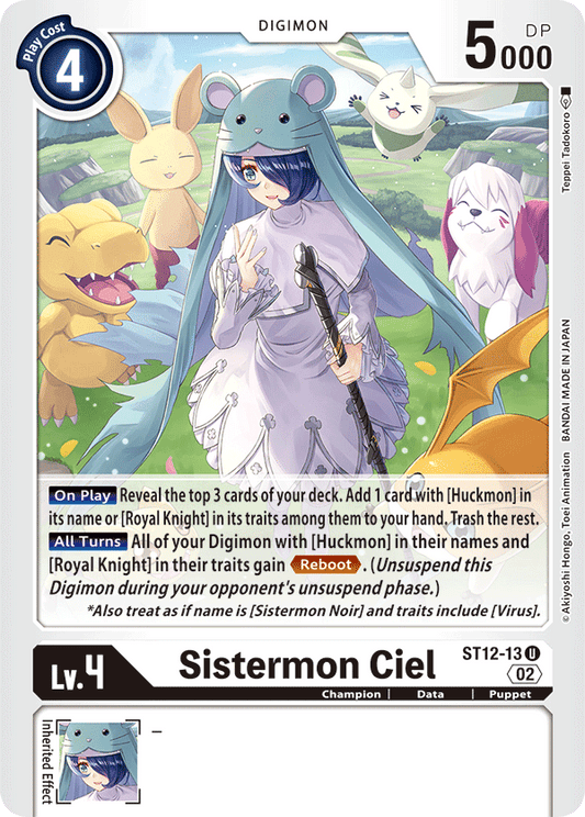 Sistermon Ciel - Starter Deck 12: Jesmon - Uncommon - ST12-13 U