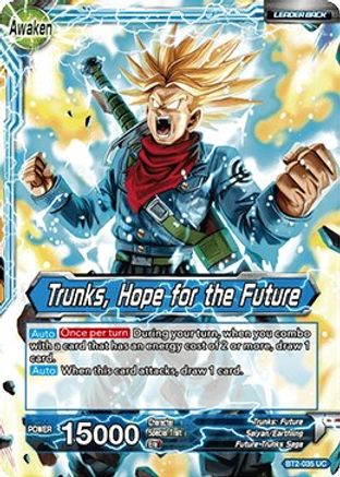 Trunks // Trunks, Hope for the Future - Union Force - Uncommon - BT2-035