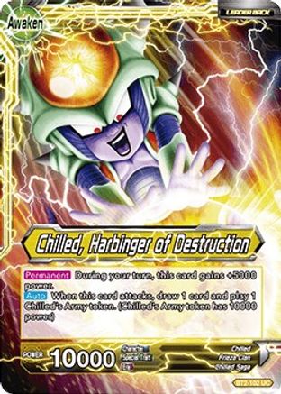 Chilled // Chilled, Harbinger of Destruction - Union Force - Uncommon - BT2-102