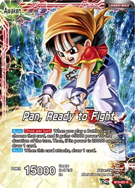 Pan // Pan, Ready to Fight - Cross Worlds - Rare - BT3-001