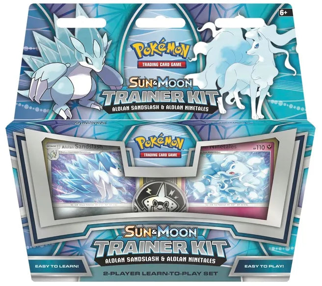 POKEMON Sun & Moon Trainer Kit: Alolan Sandslash & Alolan Ninetales Español