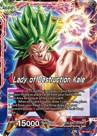 Kale // Lady of Destruction Kale - Tournament of Power - Common - TB1-002