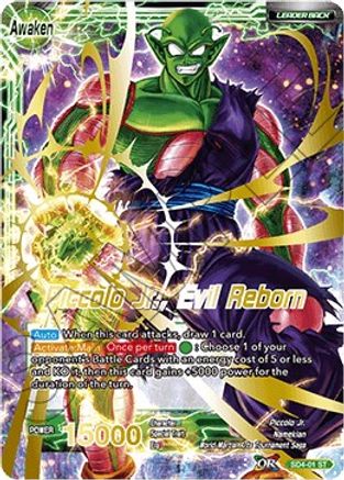 Piccolo Jr. // Piccolo Jr., Evil Reborn - Colossal Warfare - Starter Rare - SD4-01