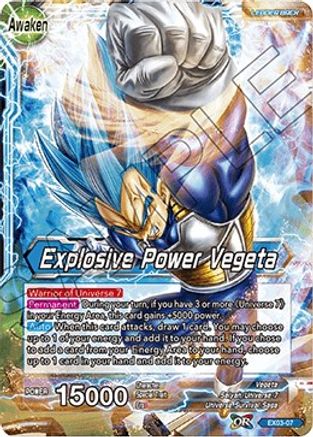 Vegeta // Explosive Power Vegeta - Expansion Deck Box Set 03: Ultimate Box - Expansion Rare - EX03-07