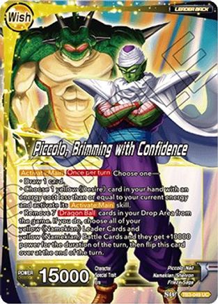 Dende // Piccolo, Brimming with Confidence - Clash of Fates - Uncommon - TB3-049