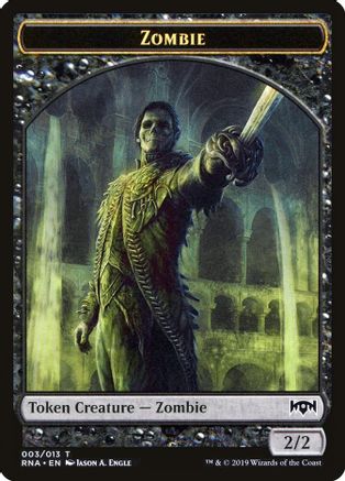 Zombie Token - Ravnica Allegiance - T - 3