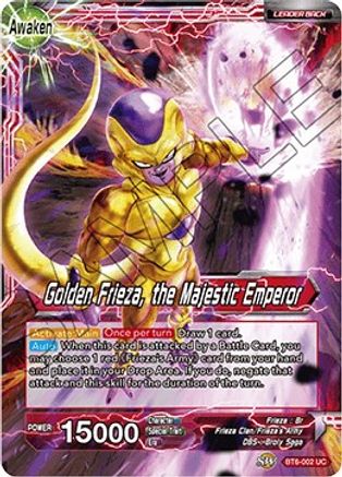 Frieza // Golden Frieza, the Majestic Emperor - Destroyer Kings - Uncommon - BT6-002