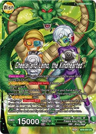 Cheelai and Lemo // Cheelai and Lemo, the Kindhearted - Destroyer Kings - Uncommon - BT6-054