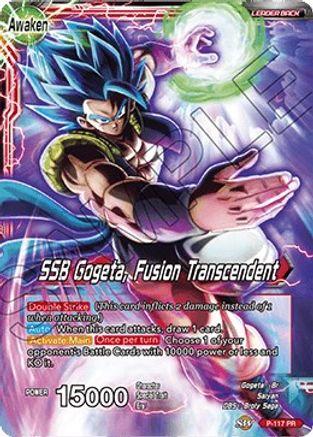 Super Saiyan Gogeta // SSB Gogeta, Fusion Transcendent - Promotion Cards - Promo - P-117