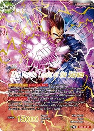 King Vegeta // King Vegeta, Leader of the Saiyans - Assault of the Saiyans - Starter Rare - SD9-01