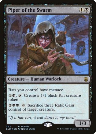 Piper of the Swarm (ELD Bundle) - Unique and Miscellaneous Promos - R - 392