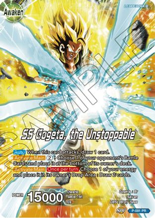 Gogeta // SS Gogeta, the Unstoppable - Expansion Deck Box Set 07: Magnificent Collection - Fusion Hero - Promo - P-091