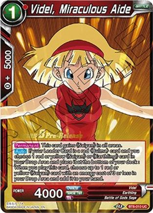Videl, Miraculous Aide - Malicious Machinations Pre-Release Cards - Uncommon - BT8-010_PR