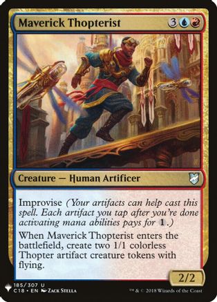 Maverick Thopterist - Mystery Booster Cards - U - 185