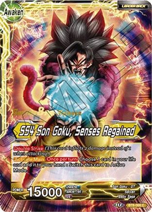 Son Goku & Pan // SS4 Son Goku, Senses Regained - Malicious Machinations Pre-Release Cards - Common - BT8-066_PR
