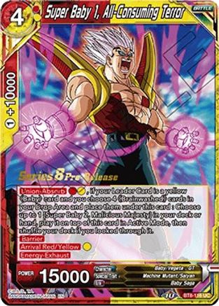 Super Baby 1, All-Consuming Terror - Malicious Machinations Pre-Release Cards - Uncommon - BT8-116_PR