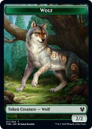 Wolf Token - Theros Beyond Death - T - 11
