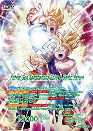 Son Gohan // Father-Son Kamehameha Goku & Gohan Return - Universal Onslaught - Reboot Leader Rare - BT9-128