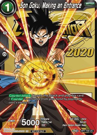 Son Goku, Making an Entrance - Tournament Promotion Cards - Promo - BT7-100
