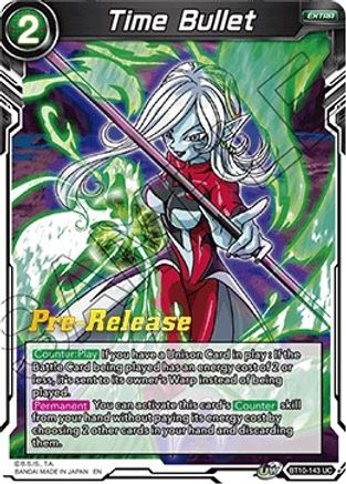 Time Bullet - Rise of the Unison Warrior Pre-Release Cards - Uncommon - BT10-143