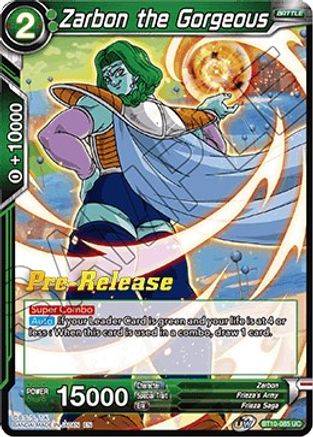 Zarbon the Gorgeous - Rise of the Unison Warrior Pre-Release Cards - Uncommon - BT10-085