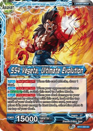 Vegeta // SS4 Vegeta, Ultimate Evolution - Vermilion Bloodline (2nd Edition) - Uncommon - BT11-032