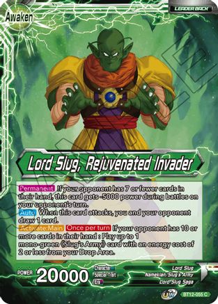 Lord Slug // Lord Slug, Rejuvenated Invader - Vicious Rejuvenation - Common - BT12-055