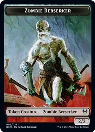 Zombie Berserker Token - Kaldheim - T - 9