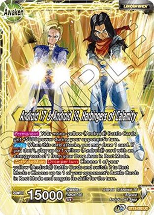 Android 17 & Android 18 // Android 17 & Android 18, Harbingers of Calamity - Supreme Rivalry - Uncommon - BT13-092